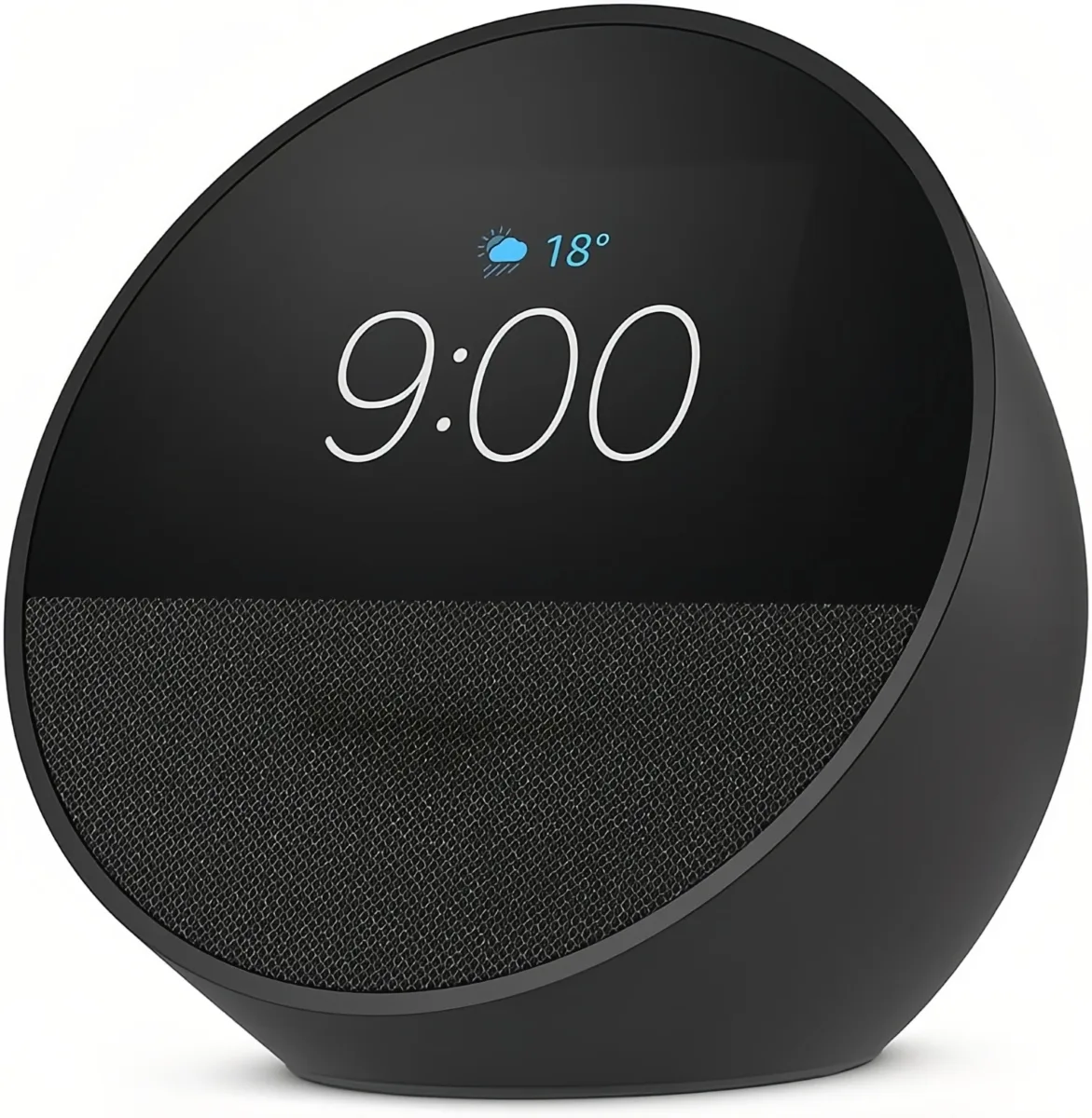 Amazon Echo Spot, Great for nightstands. Smart alarm clock with Alexa